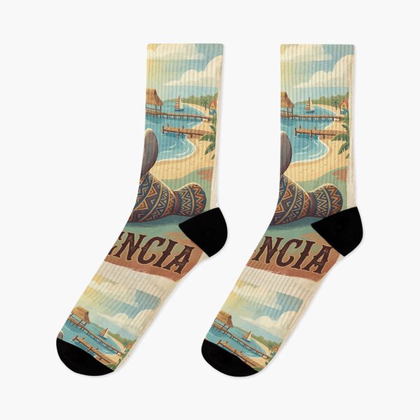 Item preview, Vintage Placencia Manatee Travel Art designed and sold by ZUMERI.