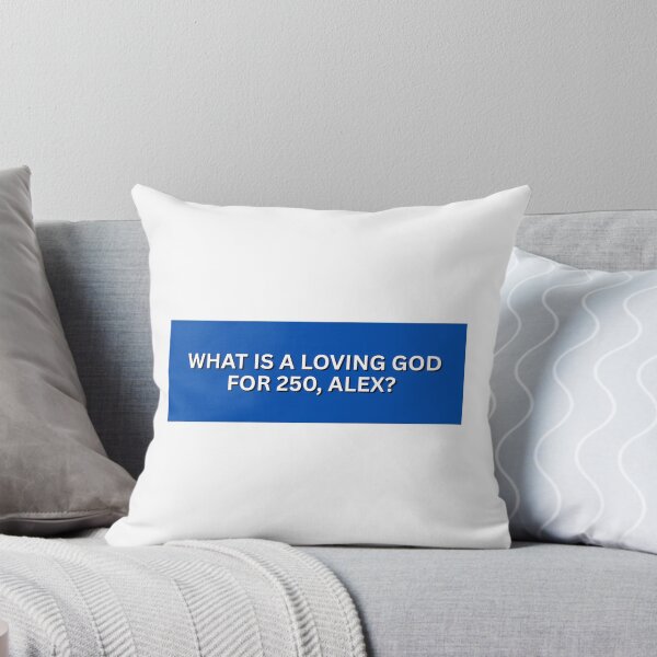 Item preview, Jeopardy What Is A Loving God Bumper Sticker designed and sold by Jenisdeauro.