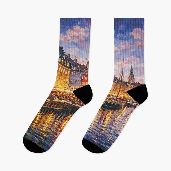 Item preview, Copenhagen by night painting, Capital of Denmark – A Beautiful European City. designed and sold by GalleryKauffeld.