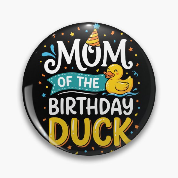 Item preview, Mom Of The Birthday Duck Mother Parent Celebration designed and sold by Doodleoub.