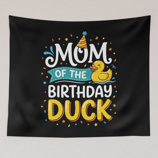 Item preview, Mom Of The Birthday Duck Mother Parent Celebration designed and sold by Doodleoub.