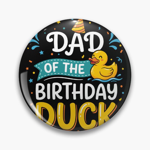 Item preview, Dad Of The Birthday Duck Father Birthday Celebration Gift designed and sold by Doodleoub.