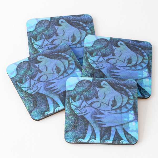 Item preview, Girl hugging her cat designed and sold by Myrarte.