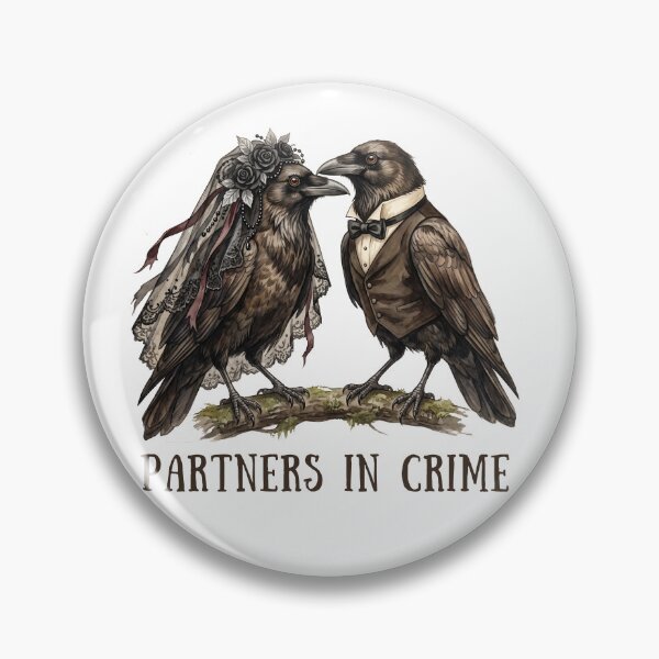 Item preview, Raven Wedding Couple designed and sold by Roy & Tiffany.