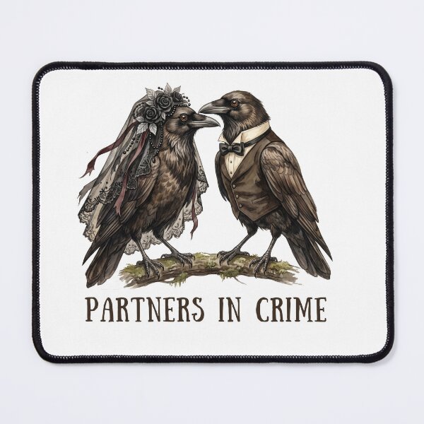 Item preview, Raven Wedding Couple designed and sold by Roy & Tiffany.