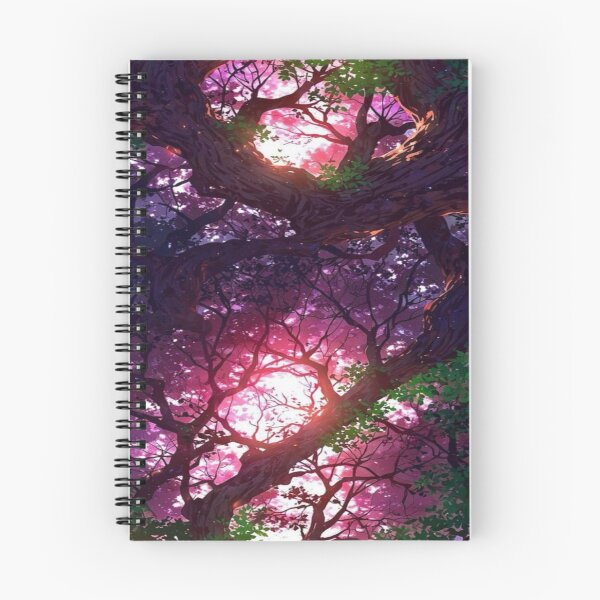 Item preview, Magical Trees Glowing Sunset Artwork  designed and sold by NivyasArtistry.
