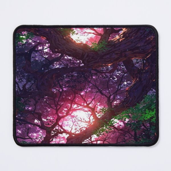 Item preview, Magical Trees Glowing Sunset Artwork designed and sold by NivyasArtistry.