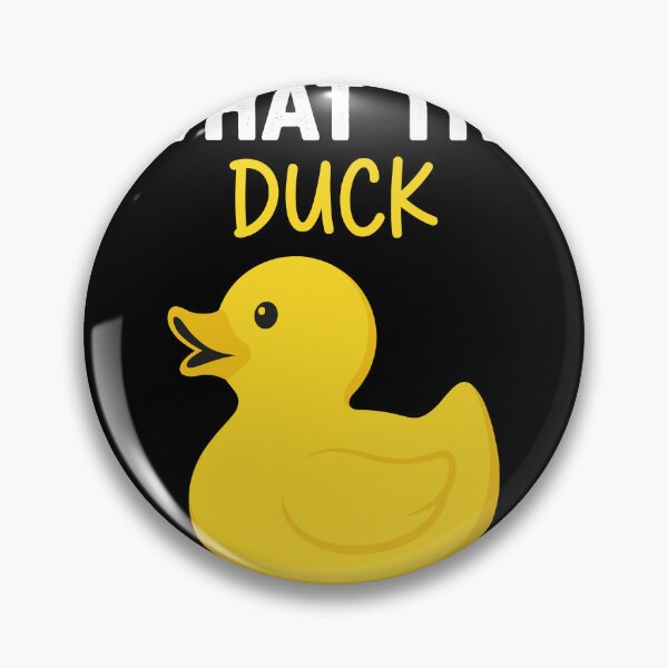 Item preview, What The Duck Funny Pun Humor Saying Duck Lover designed and sold by Doodleoub.