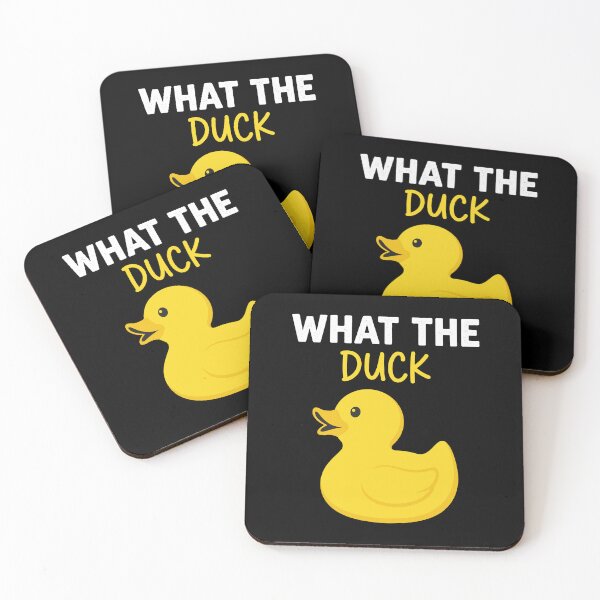 Item preview, What The Duck Funny Pun Humor Saying Duck Lover designed and sold by Doodleoub.