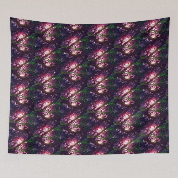 Item preview, Magical Trees Glowing Sunset Artwork  designed and sold by NivyasArtistry.