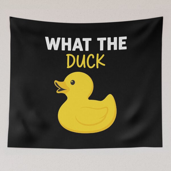 Item preview, What The Duck Funny Pun Humor Saying Duck Lover designed and sold by Doodleoub.