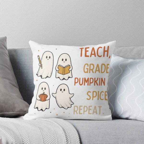 Item preview, Teach Grade Pumpkin Spice Repeat Spooky Teacher Fall designed and sold by OakAndThread.