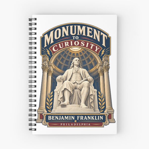 Item preview, Monument to Curiosity – Benjamin Franklin Philadelphia designed and sold by Past in Threads.