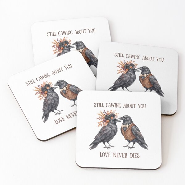 Item preview, Crow Wedding Couple designed and sold by Roy & Tiffany.