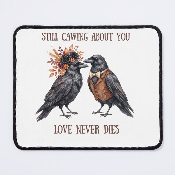 Item preview, Crow Wedding Couple designed and sold by Roy & Tiffany.