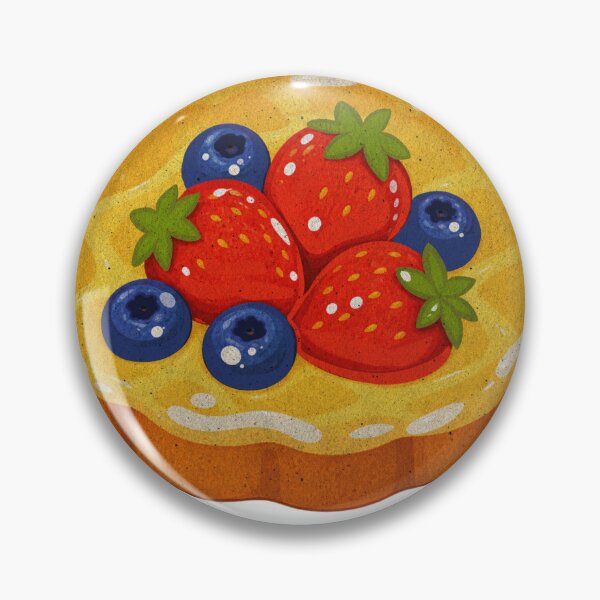 Item preview, Vintage Strawberry and Blueberry Tart designed and sold by ben.comictell.