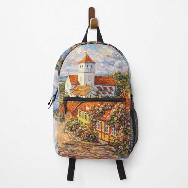 Item preview, A painting of Mariager, Denmark – A Beautiful village in Europe. designed and sold by GalleryKauffeld.