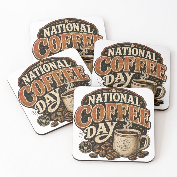Item preview, NATIONAL COFFEE DAY designed and sold by Aktarstore.