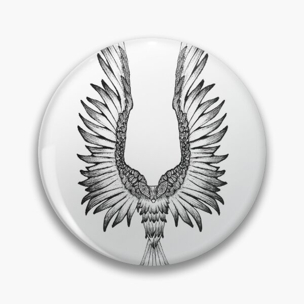 Item preview, Surrealist Crow Ink Illustration designed and sold by Magpie Prints.