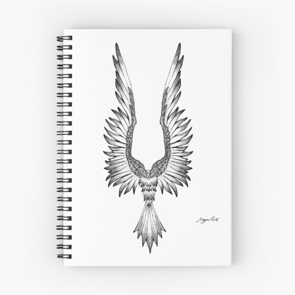 Item preview, Surrealist Crow Ink Illustration designed and sold by Magpie Prints.