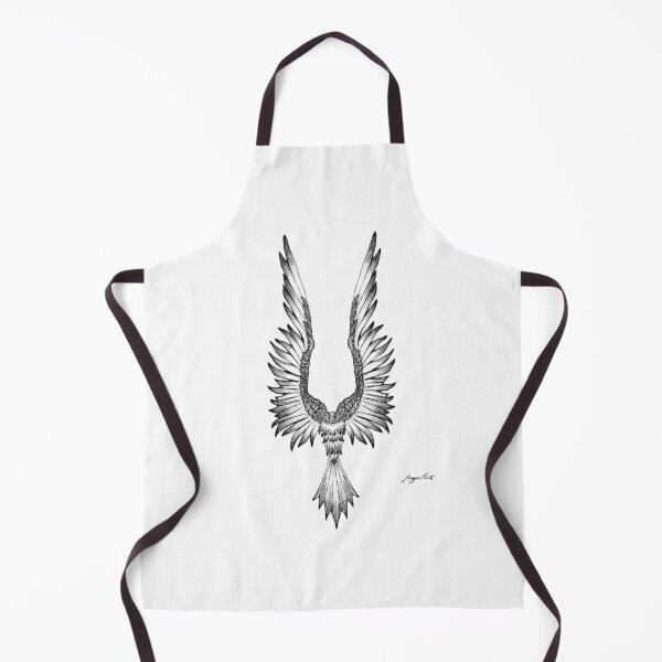 Item preview, Surrealist Crow Ink Illustration designed and sold by Magpie Prints.