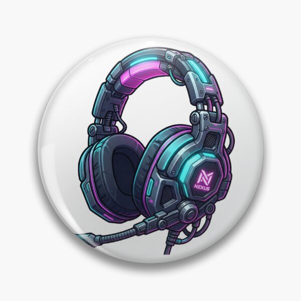 Item preview, Cyberpunk Gaming Headset Sticker designed and sold by CreativeLook25.