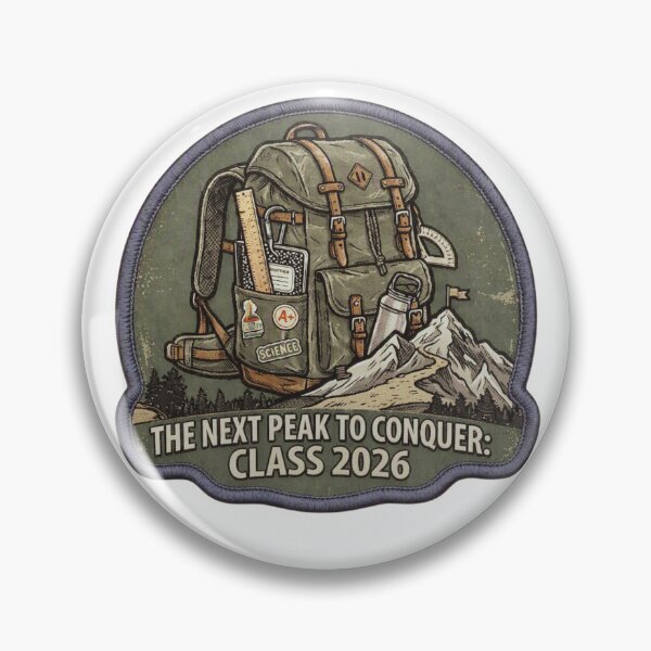 Item preview, The Next Peak To Conquer: Class of 2026 Adventure Patch designed and sold by GabeMountainArt.