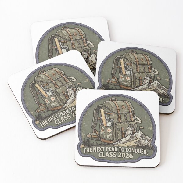 Item preview, The Next Peak To Conquer: Class of 2026 Adventure Patch designed and sold by GabeMountainArt.