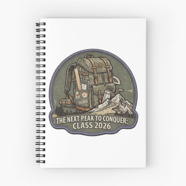Item preview, The Next Peak To Conquer: Class of 2026 Adventure Patch designed and sold by GabeMountainArt.