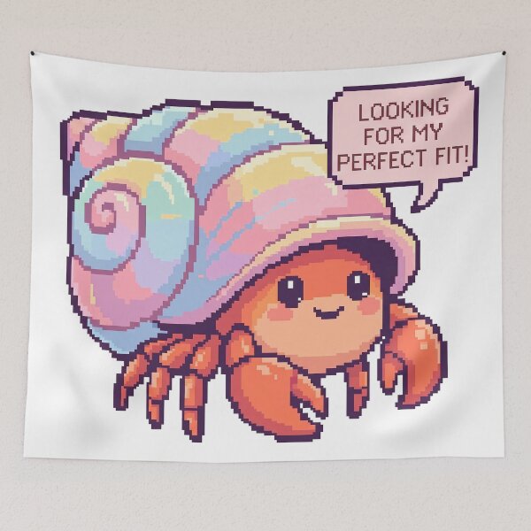 Item preview, Looking for My Perfect Fit! designed and sold by LONELY DOG STUDIO.