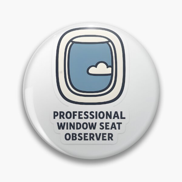Item preview, Professional Window Seat Observer Minimal Travel Shirt designed and sold by Naviora.