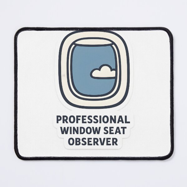 Item preview, Professional Window Seat Observer Minimal Travel Shirt designed and sold by Naviora.
