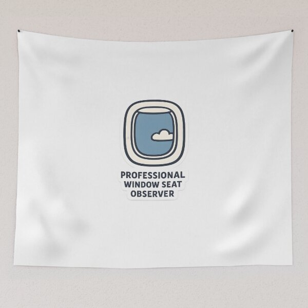 Item preview, Professional Window Seat Observer Minimal Travel Shirt designed and sold by Naviora.