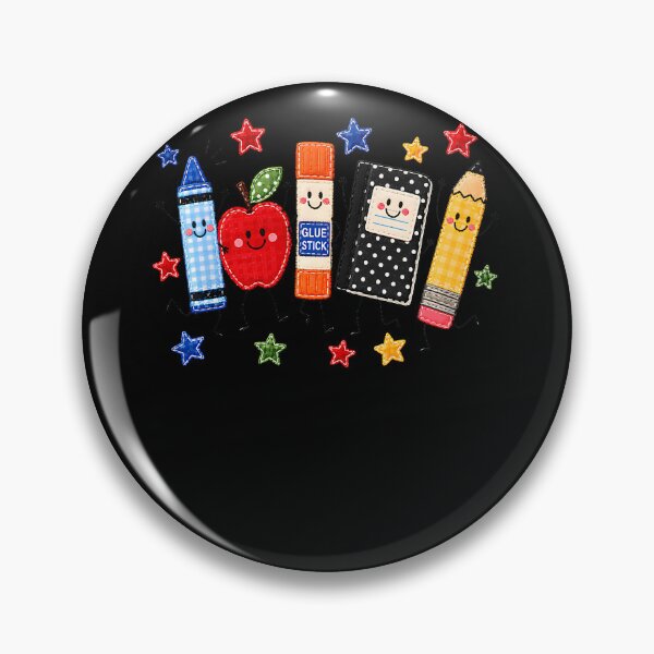 Item preview, Cute School Supplies Apple Pencil Crayon Teacher Classroom designed and sold by ripgoatclothing.