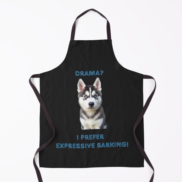 Item preview, Siberian Husky – “Drama? I Prefer Expressive Barking!” Funny Dog Design designed and sold by TetelestaiWeave.