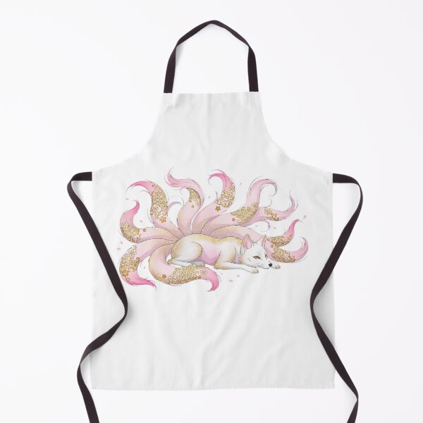 Item preview, Golden Sakura Kitsune - White Gold Pastel Pink Nine Tailed Fox | Celestial Japanese Fox Shirt designed and sold by PrettyCrypt.