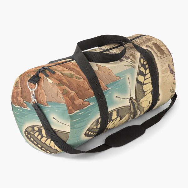 Item preview, Vintage Hvar Island Swallowtail Butterfly Travel Art designed and sold by ZUMERI.