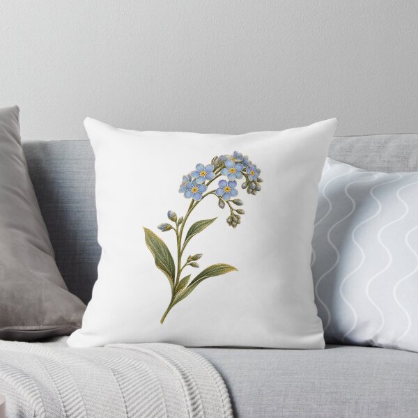 Item preview, Forget Me Not | Vintage Botanical Remembrance Art | Memorial Gift designed and sold by Brackenlume Studio.