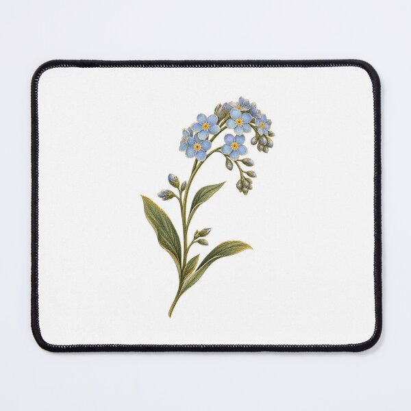 Item preview, Forget Me Not | Vintage Botanical Remembrance Art | Memorial Gift designed and sold by Brackenlume Studio.