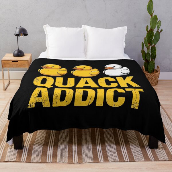 Item preview, Quack Addict Rubber Duck Lover Enthusiast designed and sold by Doodleoub.
