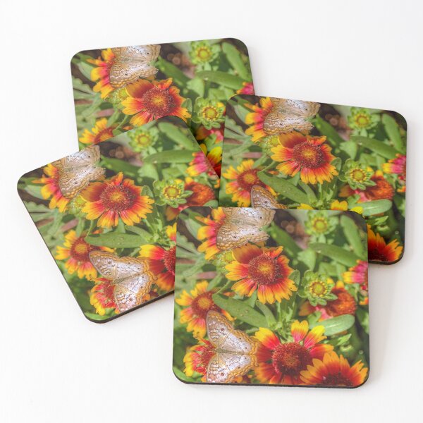 Item preview, Orange Flowers and Butterflies designed and sold by River Oak Media.