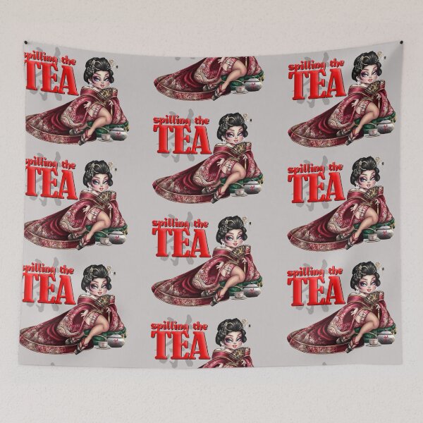 Item preview, SPILLING THE TEA designed and sold by HAVANA BOY INC..