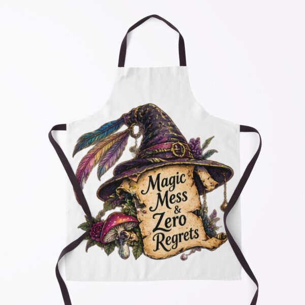 Item preview, Magic, Mess & Zero Regrets – Whimsical Witch Hat designed and sold by Edenglow Prints & Peculiars.