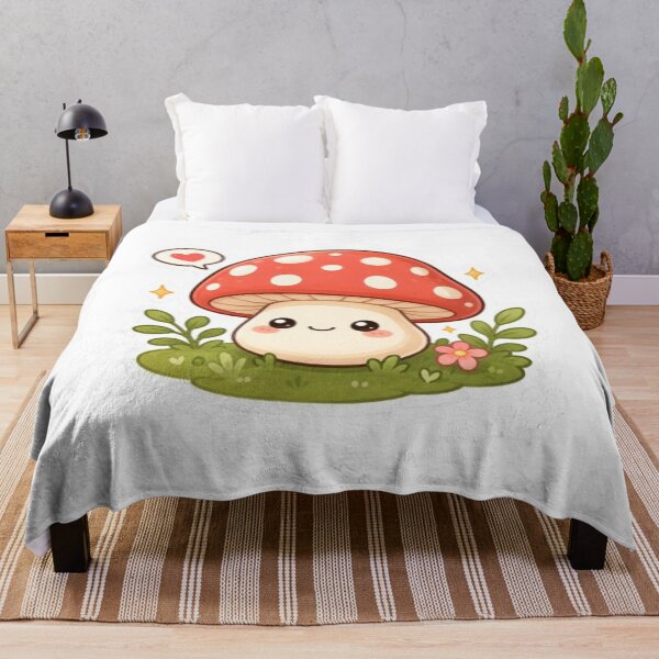 Item preview, Cute Kawaii Mushroom Sticker | Adorable Mushroom Character | Cute Cottagecore Mushroom designed and sold by Vegasstickers.