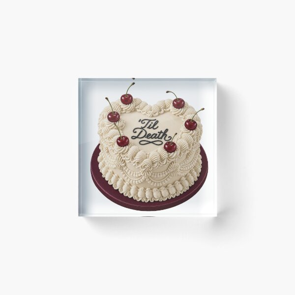Item preview, Spooky Romantic Vintage Cake designed and sold by popdaydreams.