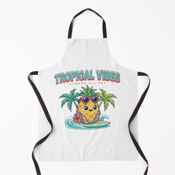 Item preview, Paradise Mode On – Cute Kawaii Pineapple Tropical Summer designed and sold by NeonSketch Lab.