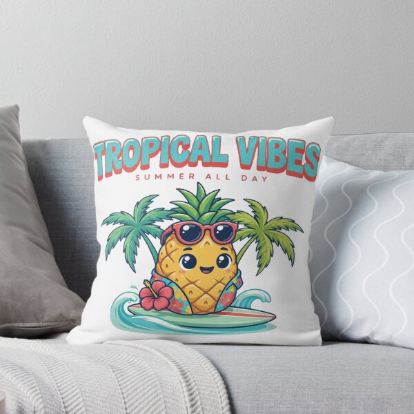 Item preview, Paradise Mode On – Cute Kawaii Pineapple Tropical Summer designed and sold by NeonSketch Lab.