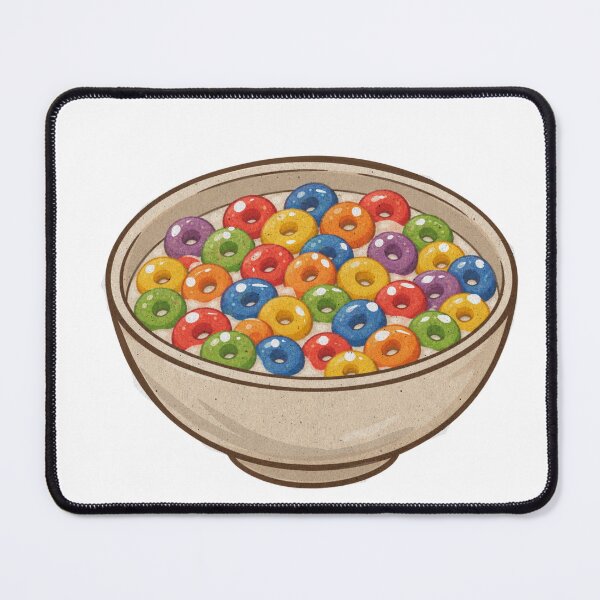 Item preview, Vintage Colorful Breakfast Cereal Bowl designed and sold by ben.comictell.