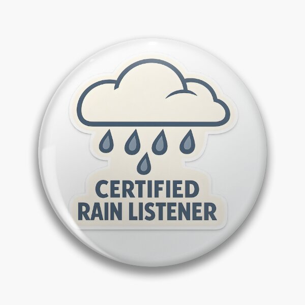 Item preview, Certified Rain Listener Minimal Nature Design designed and sold by Naviora.