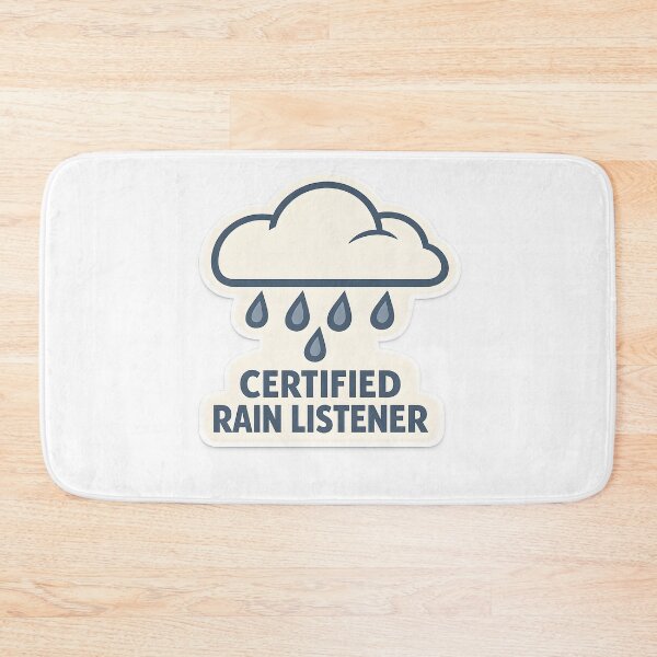 Item preview, Certified Rain Listener Minimal Nature Design designed and sold by Naviora.